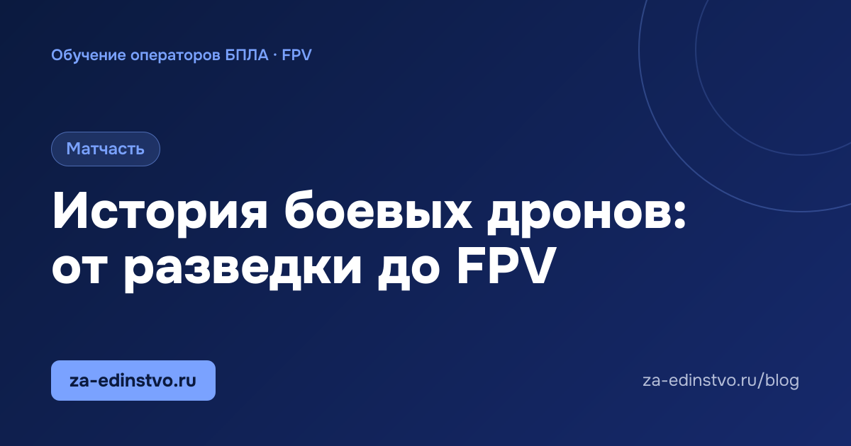 История боевых дронов: от разведки до FPV