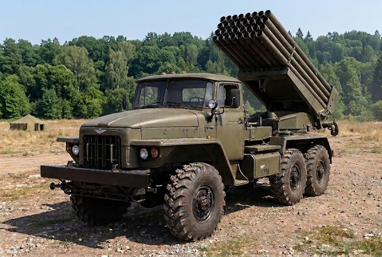 БМ-21 «Град» — реактивная система залпового огня