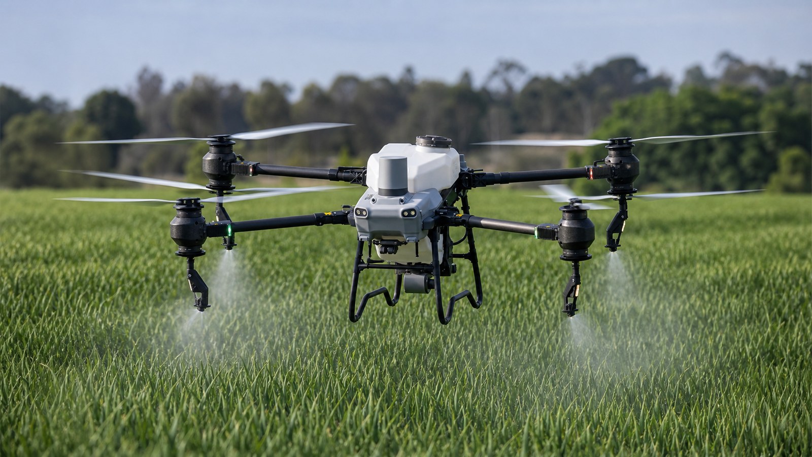 DJI Agras T50 — Агродрон с баком 40 литров: опрыскивание и рассев по гектарам
