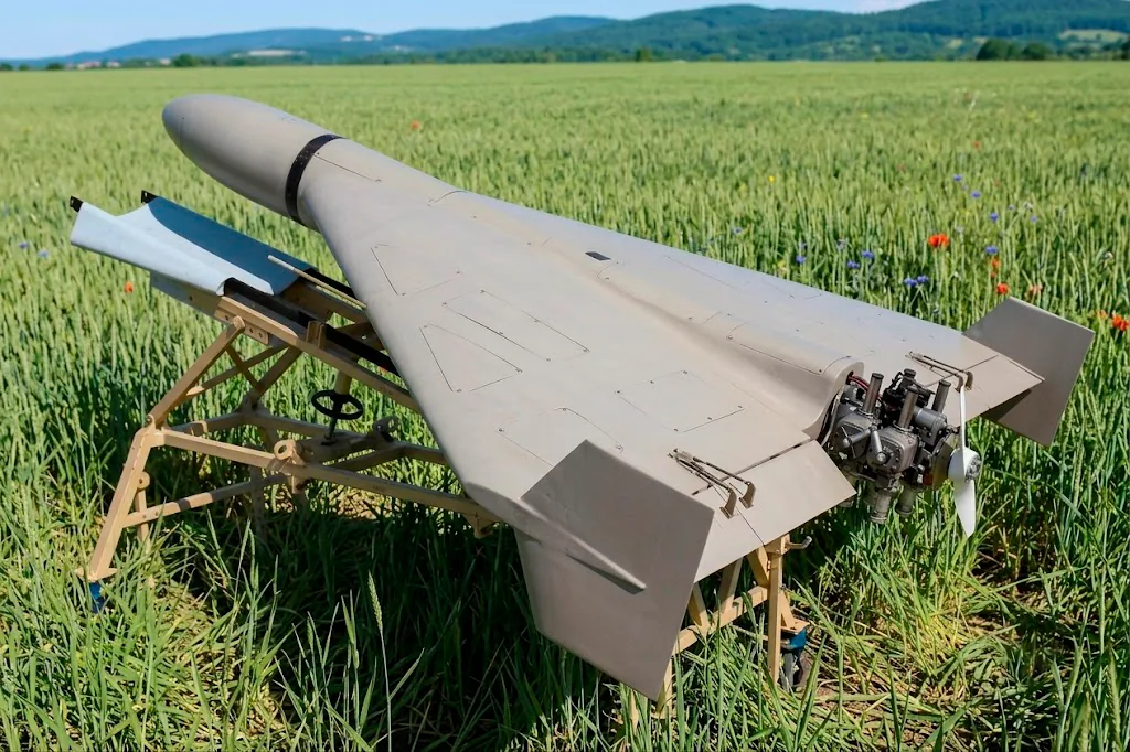Герань-2 (Shahed-136) — барражирующий боеприпас (дрон-камикадзе), деталь конструкции