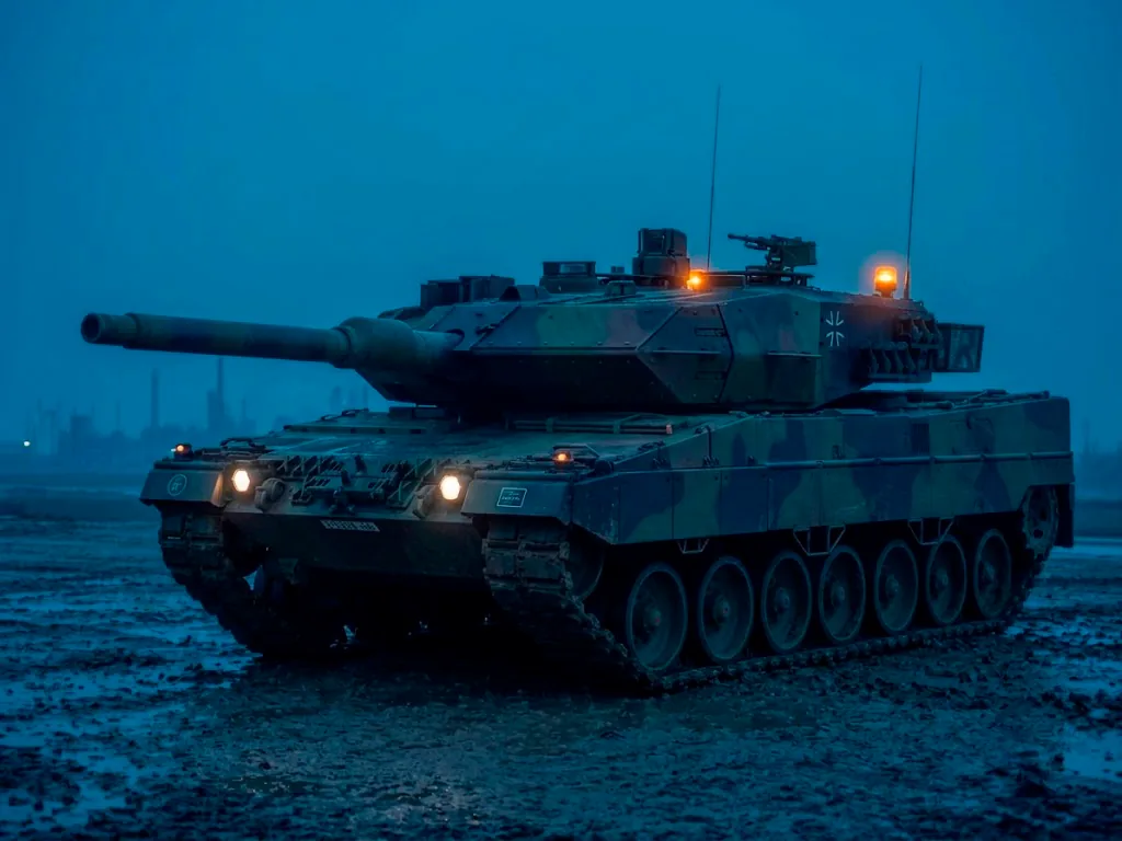Leopard 2A6 — основной боевой танк, дополнительный ракурс