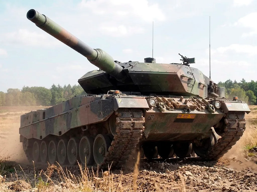 Leopard 2A6 — основной боевой танк, деталь конструкции