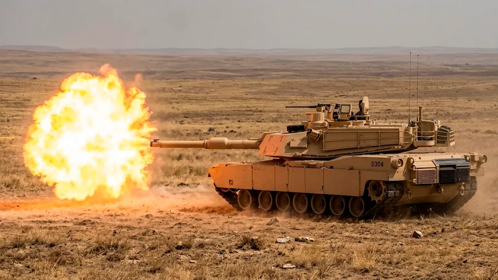 M1 Abrams — основной боевой танк, дополнительный ракурс