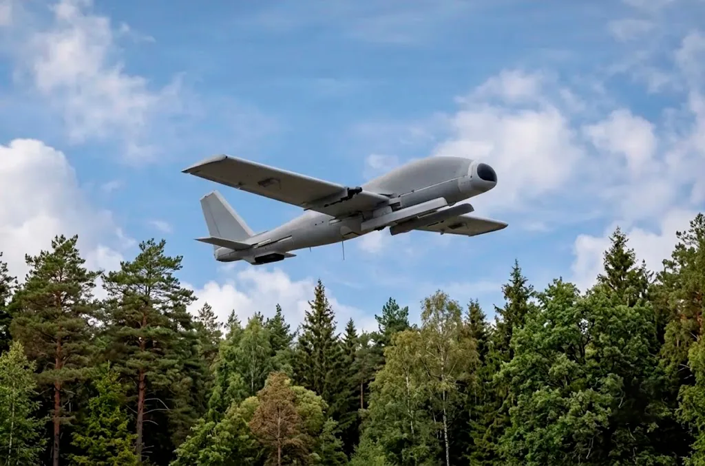 Молния-1/-2 — барражирующий боеприпас (дрон-камикадзе), дополнительный ракурс