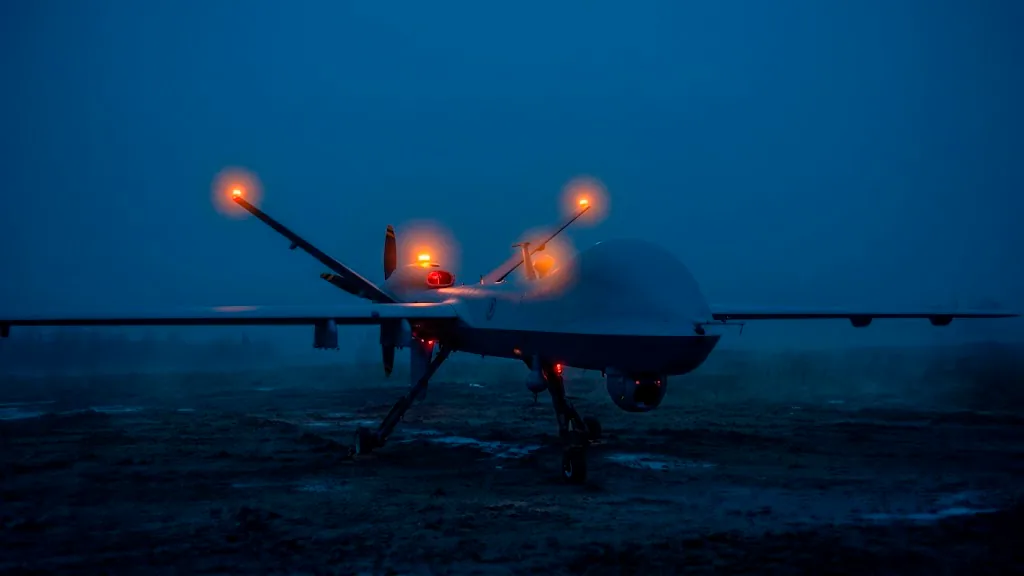 MQ-9 Reaper — разведывательно-ударный БПЛА самолётного типа, деталь конструкции