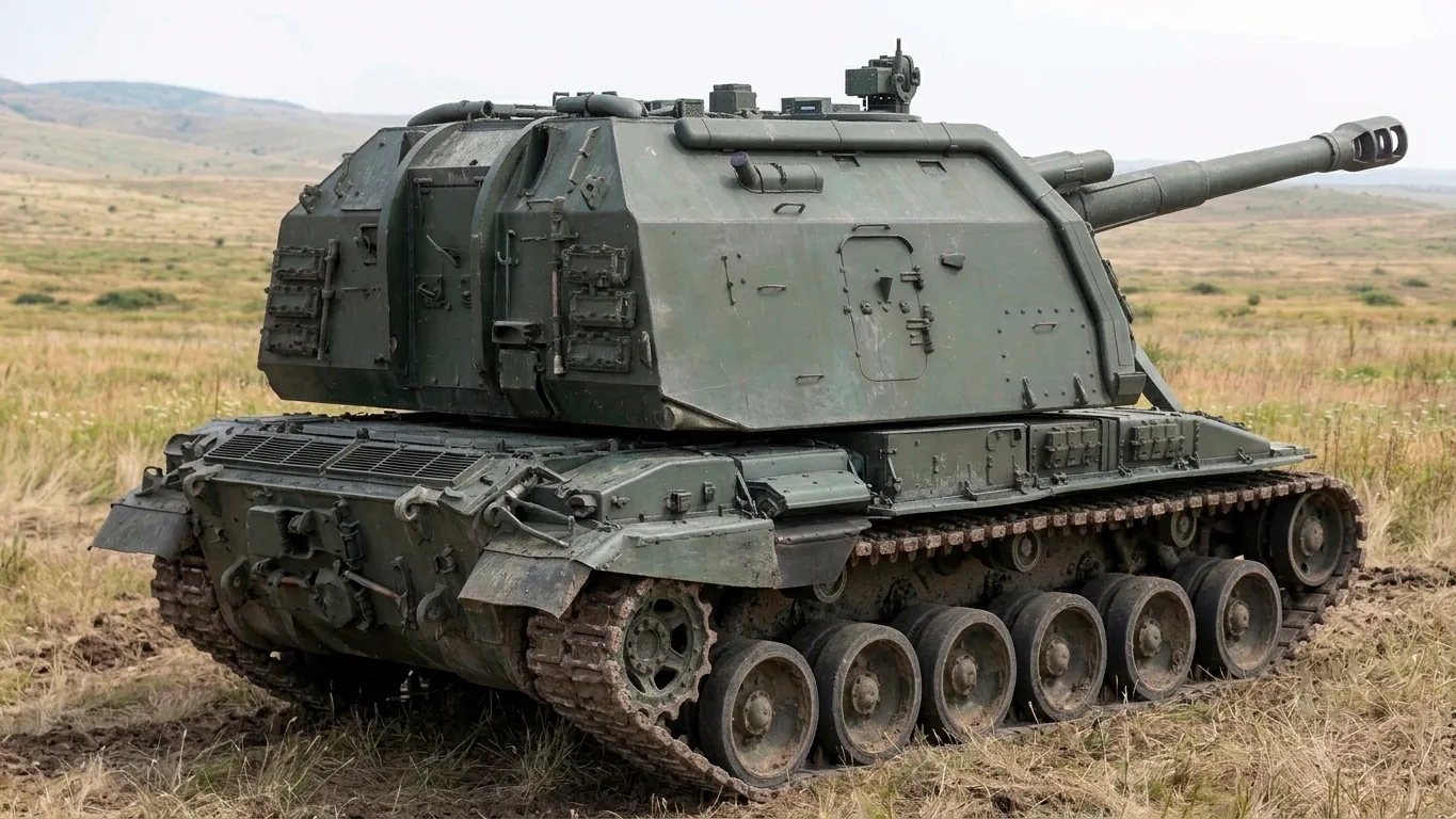 2С19 «Мста-С» — самоходная артиллерийская установка, дополнительный ракурс